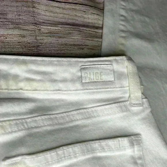 Paige White Skyline Ankle Peg Skinny Jeans - Picture 3 of 5